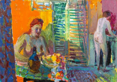 Femmes nues dans un intérieur